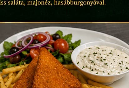 Rántott trappista sajt